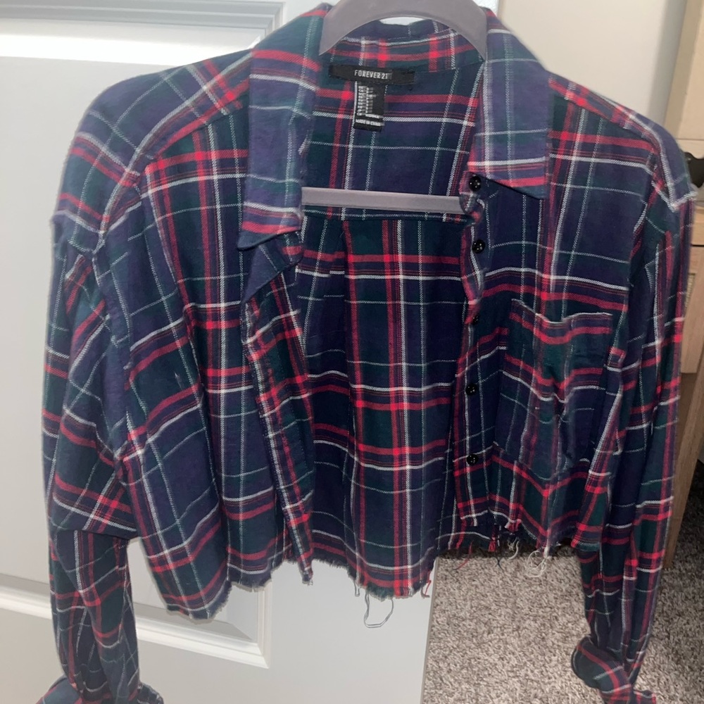 Cropped Flannel